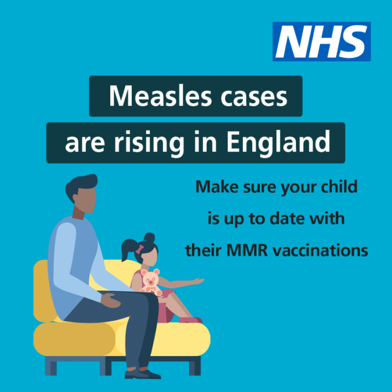 NHS leaflet for measles